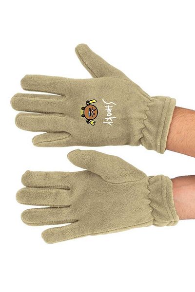 herotasarım Shooky Printed Long Winter Fleece Gloves - Bll3790