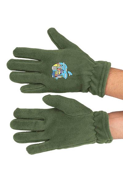 herotasarım Μακριά χειμερινά γάντια Fleece - Apple Printed, Bll3671