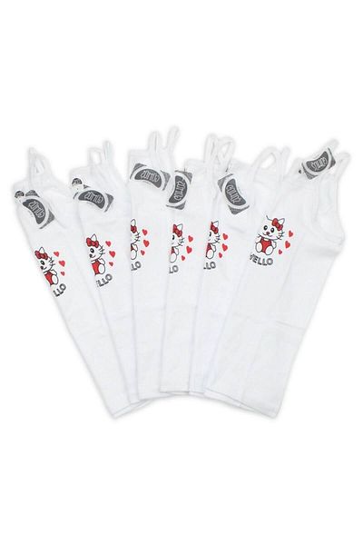 ÇamaşırcımShop Silver 3028 6 Pack Printed Rope Strap Girl's Athlete