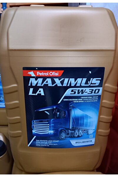 Petrol Ofisi Maximus La 5w-30 17,5 Kg 2025 Ürt. Tam Sentetik