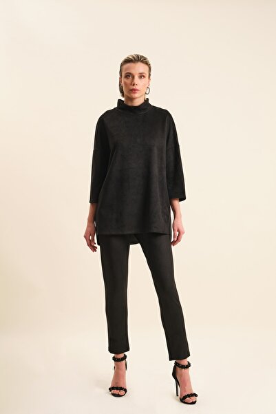 VERDA Μπλούζα με όρθιο γιακά