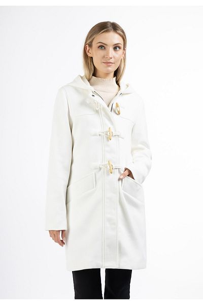 Dreimaster Klassik Dufflecoat aus Wollgemisch nascita