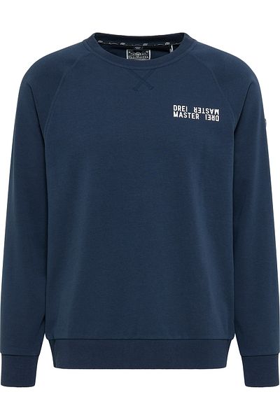 Dreimaster Maritim Sweatshirt mit Rundhals bridgeport