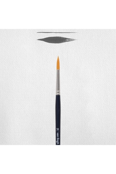 Van Gogh Seria 295 Pensă pentru vopsea uleioasă/acrilică cu vârf rotund sintetic Nr.: 14