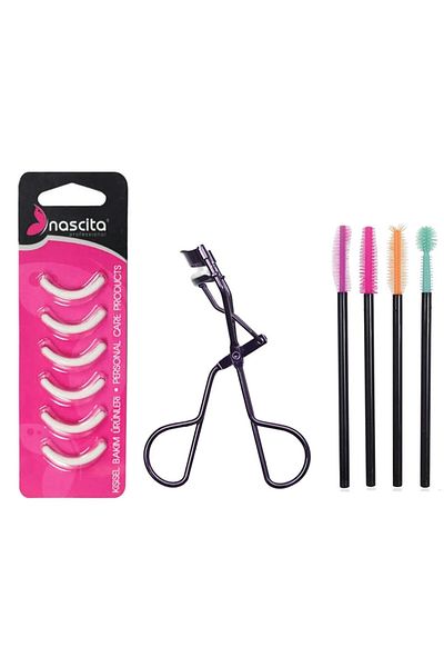 nascita Eyelash Curling Tool 6 Pieces Refill 4-Piece Eyebrow Eyelash Shaping Set