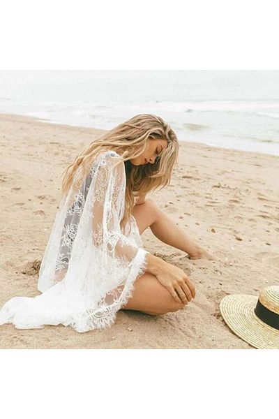 nuriçgiyim Tatiana Long Lace Pareo