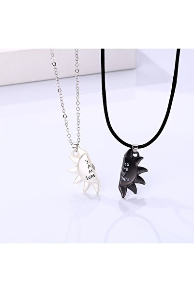 İYİ MODA 2 Adet You Are My Sunshine Mıknatıslı Sevgili Arkadaşlık Hediyelik K...