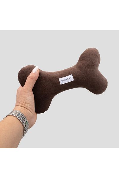 Lusi Doog Brown Dog Toy Bone