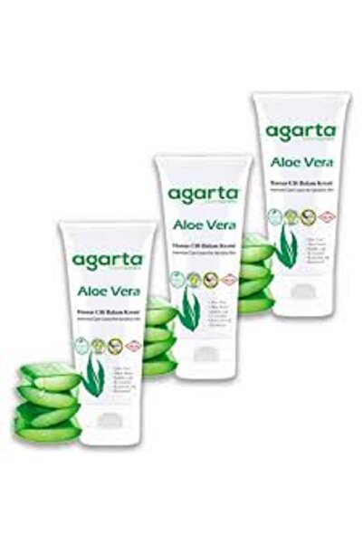 Agarta 75 مل * 3 قطع كريم مرطب ومغذي بالصبار الطبيعي