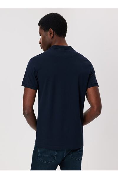 Lee Cooper Тъмносиня мъжка поло тениска 232 Lcm 242048 Twins Тъмносиньо
