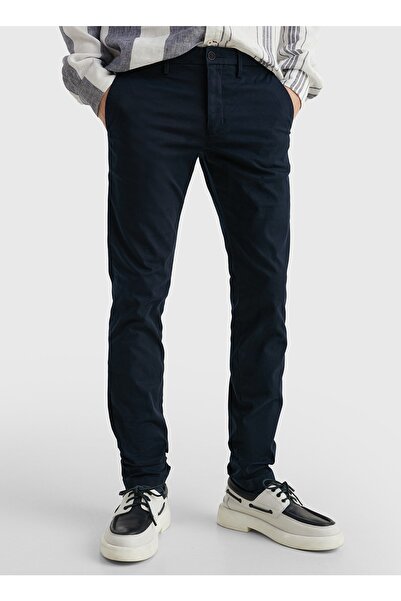 Tommy Hilfiger Ανδρικό παντελόνι Blue Slim Fit - Κανονική μέση, πόδι Mw0mw28883dw5