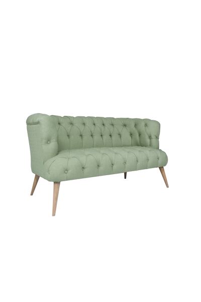 Ze10 Design West Monroe Loveseat İkili Kanape Petrol Yeşili