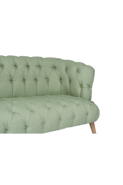 Ze10 Design West Monroe Loveseat İkili Kanape Petrol Yeşili