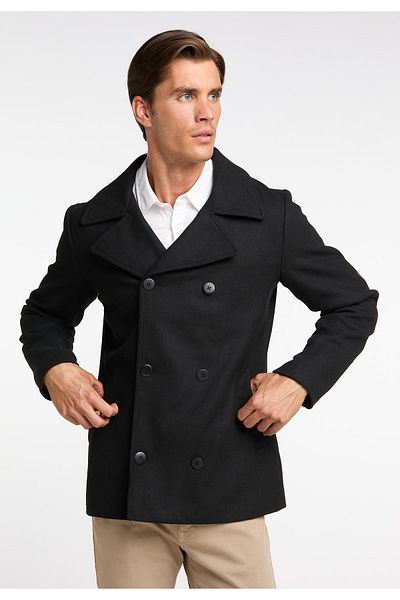 Dreimaster Klassische Übergangsjacke aus Wollgemisch nascita