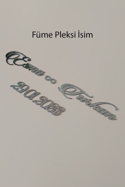 Verda Çerçeve Çerçeveler Için Füme Pleksi Isimlik Ve Tarih! Parlak Pleksi Isi...