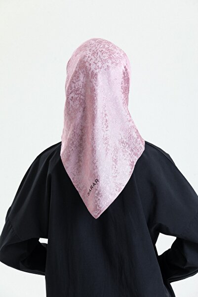 Sarar Kadın Tesettür Parlak Desenli Pamuklu Abiyelik Eşarp