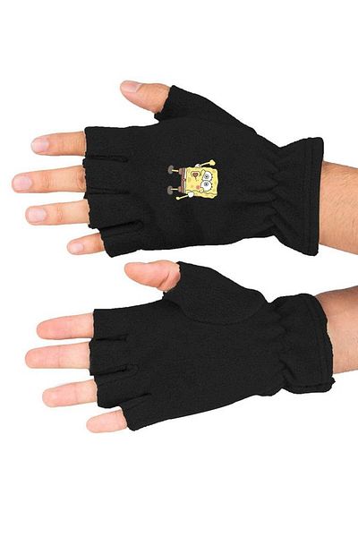 herotasarım Winner Bob Printed Winter Fleece Gloves - Sponge Cutout Bll3646
