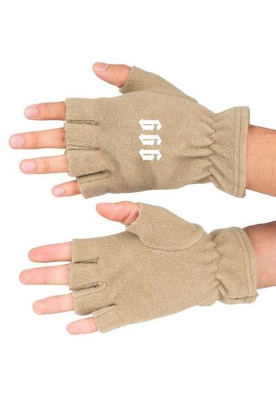 herotasarım Mănuși de iarnă 666 din lână polară cu imprimeu - Bll3505