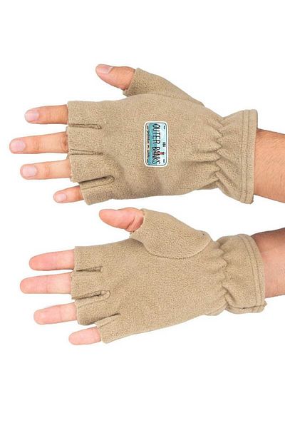 herotasarım Γάντια Outer Banks με στάμπα χειμερινά Fleece - Cutout Bll3642