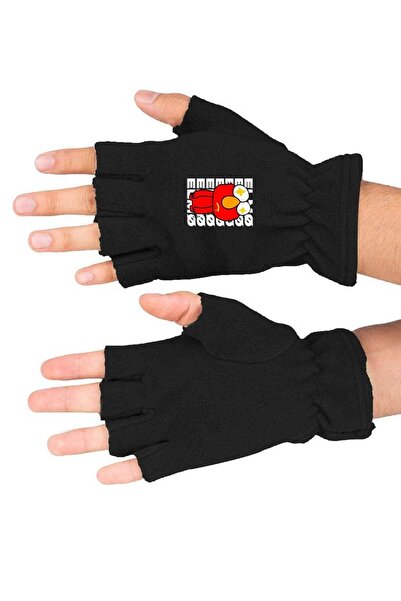 herotasarım Γάντια από φλις με χειμερινό σχέδιο κινουμένων σχεδίων Elmo Bll3514