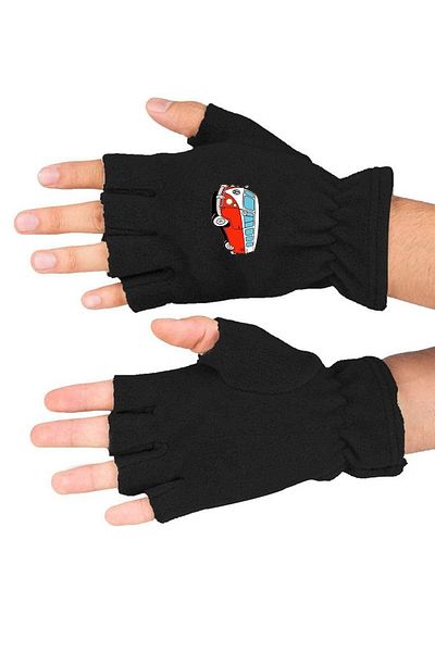 herotasarım Χειμερινά Vosvos εμπριμέ γάντια Fleece - Cut, Bll3475