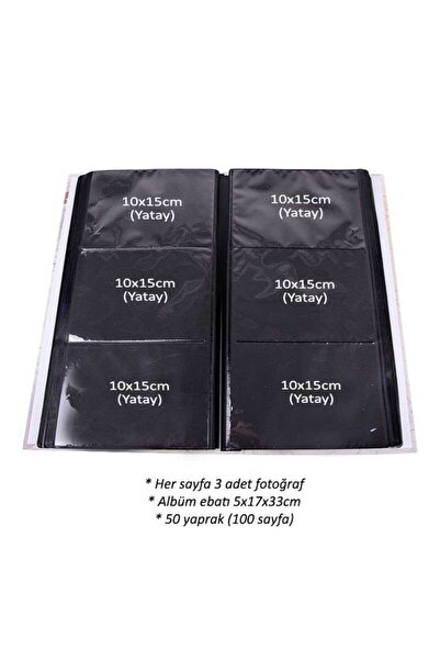 Dijital Dünyası 400'lük 10x15 Fotoğraf Albümü 2'li 300lük Gelin Buketi Desenli 100lük Love Desenli