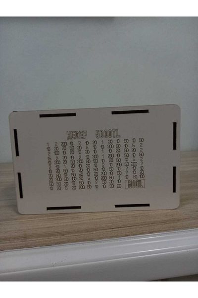 Elfora Parabox 5000 TL Target Piggy Bank Money Saving Box