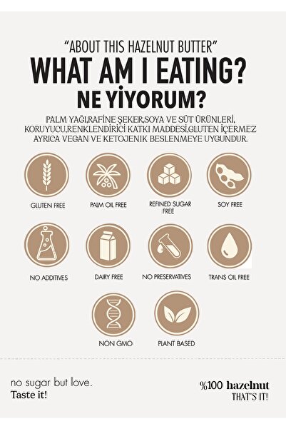 SPOONUP Dutlu Fındık Ezmesı 284g (şekersiz,gultensiz,vegan)