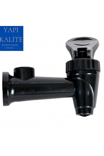 YAPI KALİTE صنبور إبريق الشاي الأسود من ساموفار - خيط داخلي ومخرج مؤشر المستوى