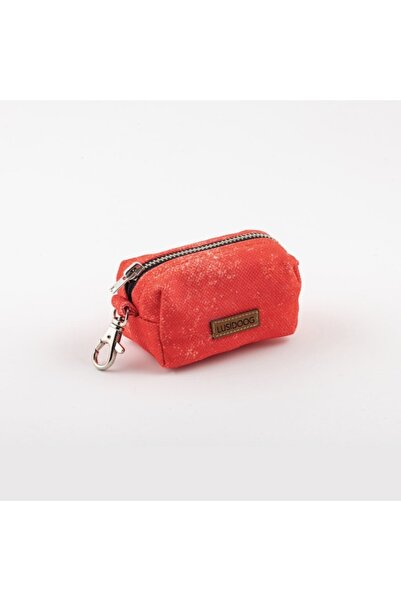 Lusi Doog Red Antique Dog Waste Bag - Poop Bag and Stool Bag