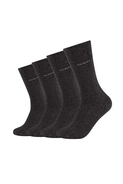 camano Unisex Socken - Weiche Socken, einfarbig, 4er Pack