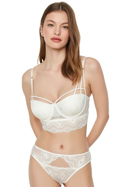 NEWBRA LINGERIE Set de sutien Aslıkı dublu nesuportat din dantelă cu sârmă Newbra4003