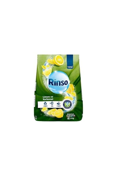 Rinso Limon Ve Karbonat Renkliler Ve Beyazlar Için Toz Çamaşır Deterjanı 6 Kg 40 Yıkama