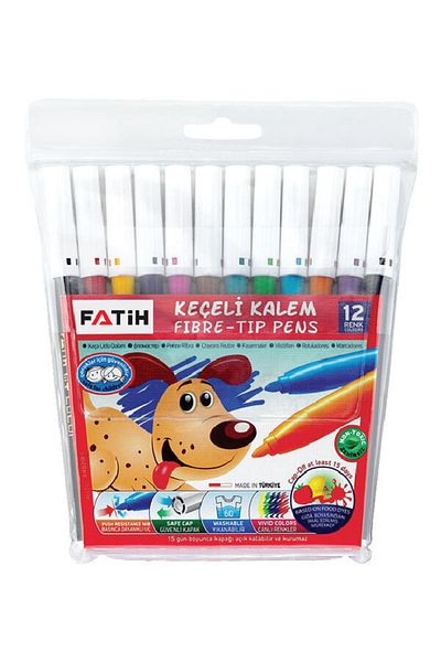 Fatih 12 Colors Felted Crayons