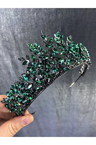 GELD Model verde Sezen pentru femei, Henna 3D și Coroana de mireasă – Coroană...