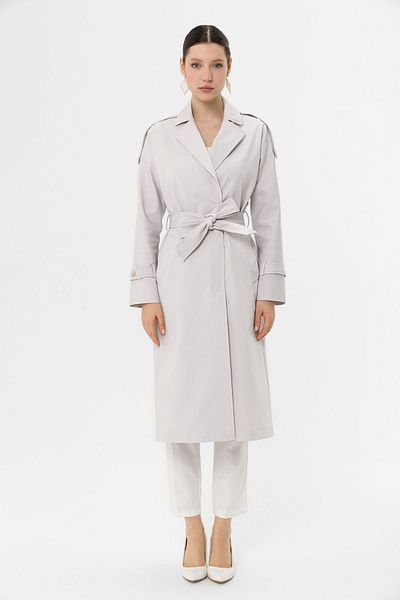 Icon Women's Lilac Şimal Trench Coat 1638 Kb