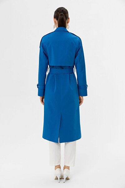 Icon Kadın Mavi Şimal Trençkot 1638 Kb