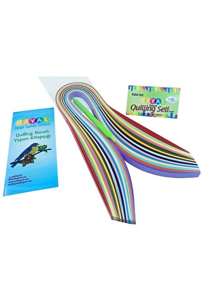 Hayal Sepeti Hayal Quilling Öğrenci Seti - 1cm Kalın Set