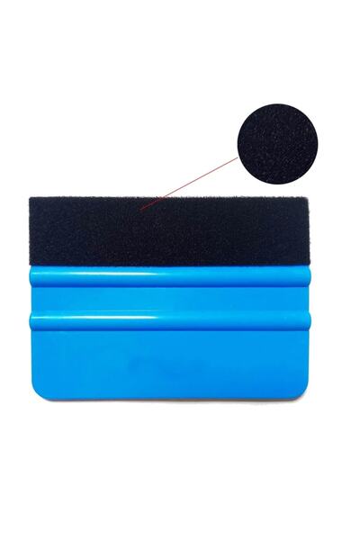 Temiz Pazar Cam Filmi Uygulama Aparatı Keçeli Ragle + Falçata maket Bıçağı