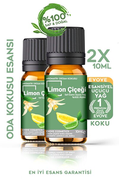 Evove Cosmetics Esansiyel Yağ 2x10ml %100 Saf - Doğal Ortam Oda Kokusu Uçucu ...