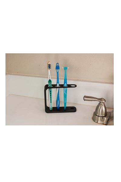 Root Made Toothbrush Stand 4-Piece Toothbrush Organizer Bathroom Organizer