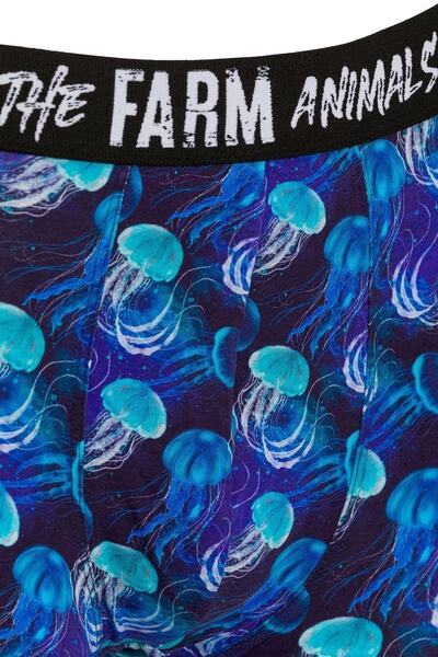 FARM ANİMALS Боксерки з малюнком медузи