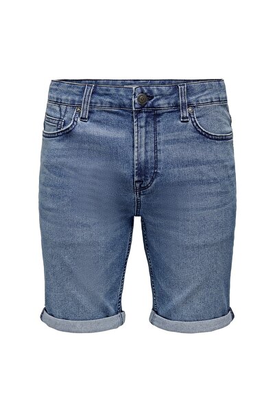 Only & Sons Dar Erkek Denim Şort 22024331_onsply Mıd. Blue 4331 Sho