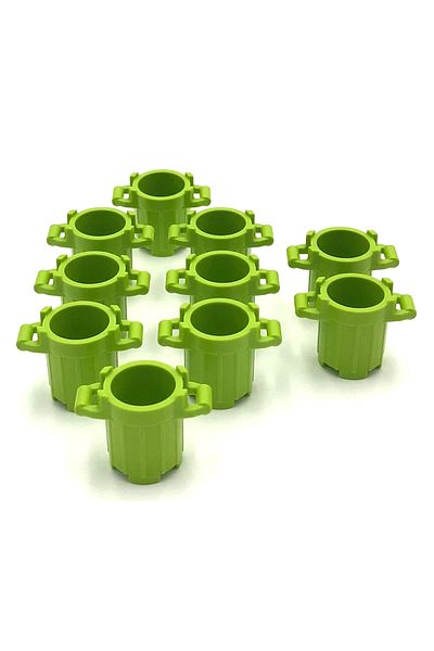 LEGO Original Accessory Moc Custom Container Trash Can Pistachio Green Trash Can 1 Piece to Send