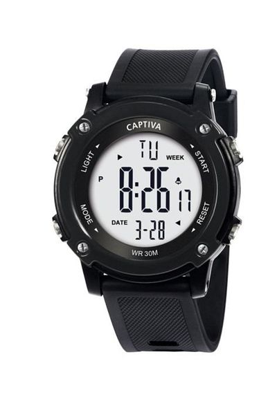 captiva Digital Illuminated Alarm Calendar Stopwatch Waterproof Legendary Model Children's Watch