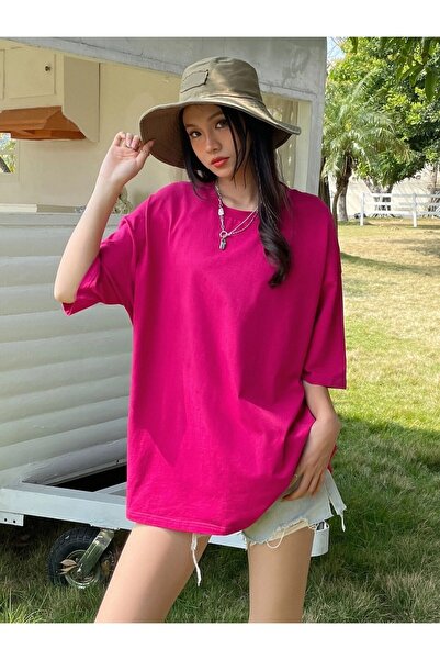 Machetta Büyük Beden Stay Strong Baskılı Fulya Oversize T-shirt