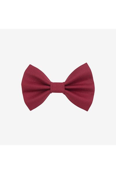 Lusi Doog Burgundy Dog Bow Tie (SIZE 3) - Bow Tie Only, Collar Not Included