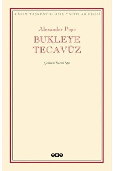 Yapı Kredi Yayınları Bukleye Tecavüz - Alexander Pope