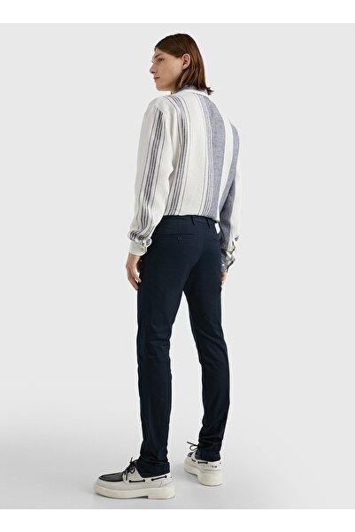 Tommy Hilfiger Ανδρικό παντελόνι Blue Slim Fit - Κανονική μέση, πόδι Mw0mw28883dw5