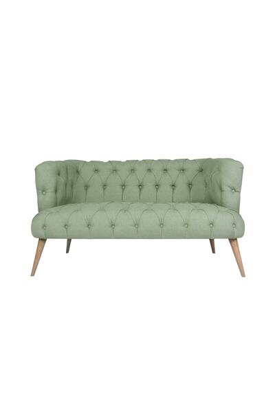 Ze10 Design West Monroe Loveseat İkili Kanape Petrol Yeşili